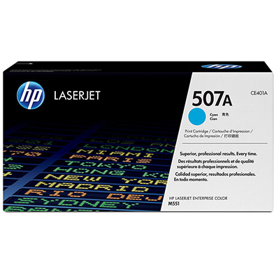 HP CNHPCE401A 507A Cyan Toner Cartridge (6,000 pages)